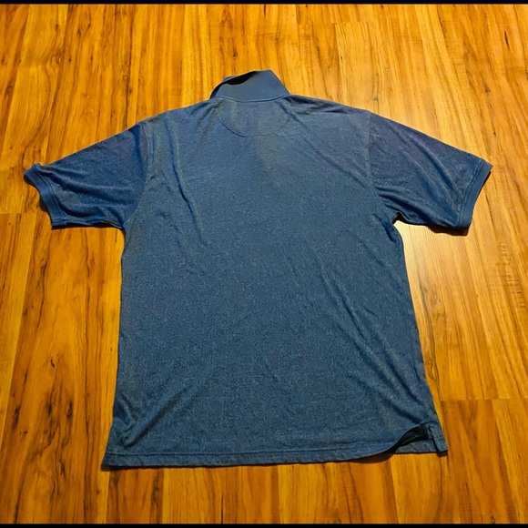 George Men’s Heather Blue Short Sleeve Polo Size Large - Picture 6 of 12